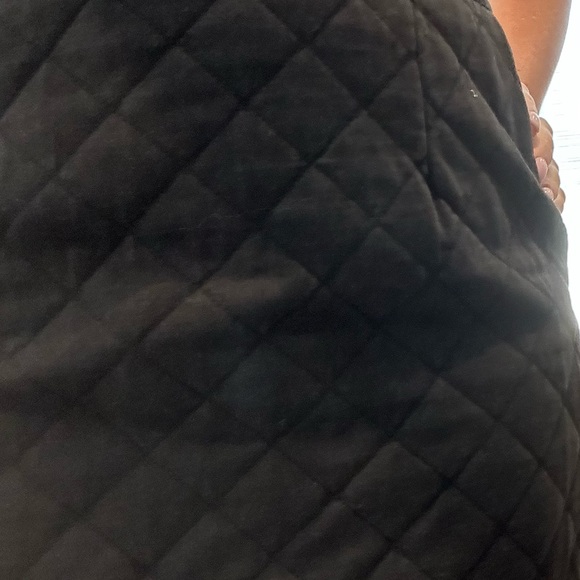 Black Puckered Theory Skirt - Picture 2 of 4